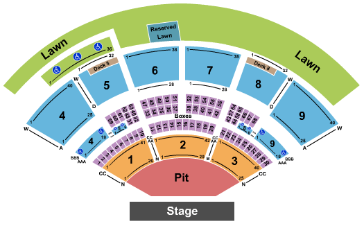 Isleta Amphitheater Imagine Dragons Seating Chart